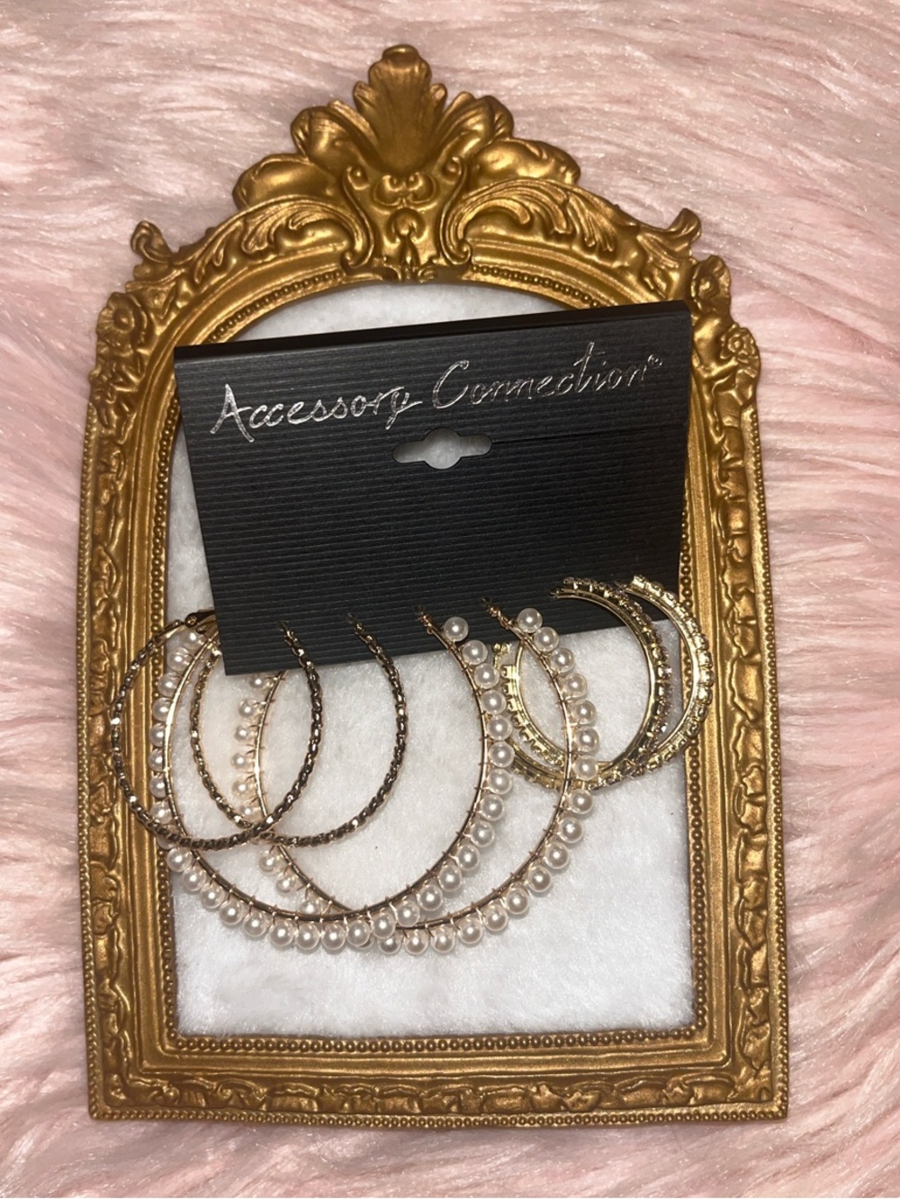 Gold Hoop Earring Set